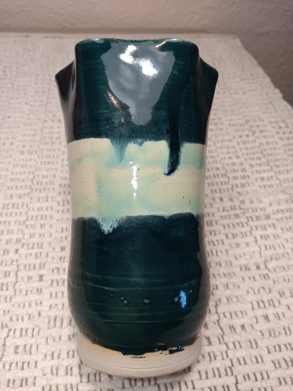 Handmade Artisan Pottery Fluted Edge 6